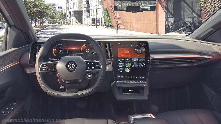 Renault Megane E-Tech Electric 2022 dashboard