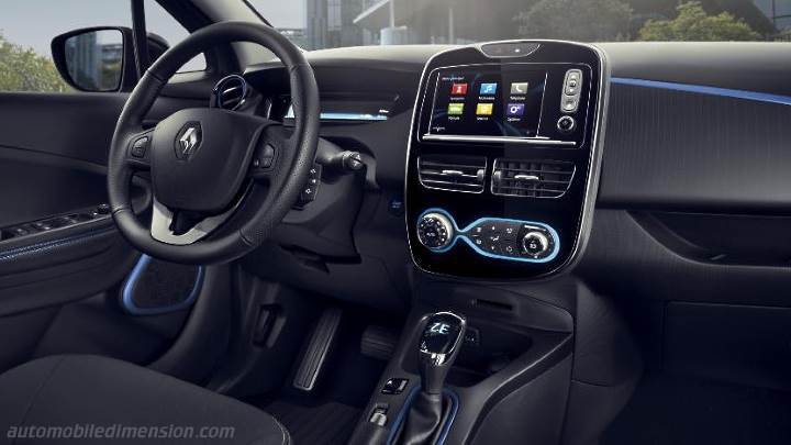 Renault Zoe 2017 dashboard