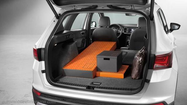 Seat Ateca dimensions, boot space and similars