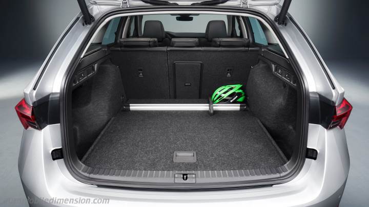 Volume coffre Skoda Octavia Combi 2020