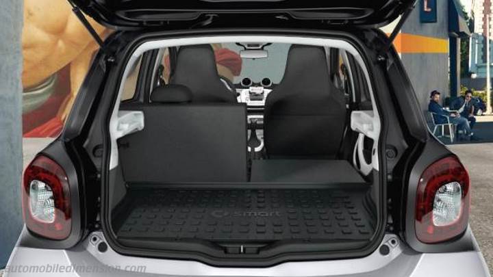 Smart forfour 2015 boot space
