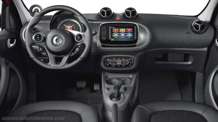 Tableau de bord Smart forfour 2015