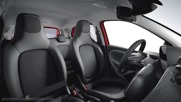 Smart forfour 2015 interior