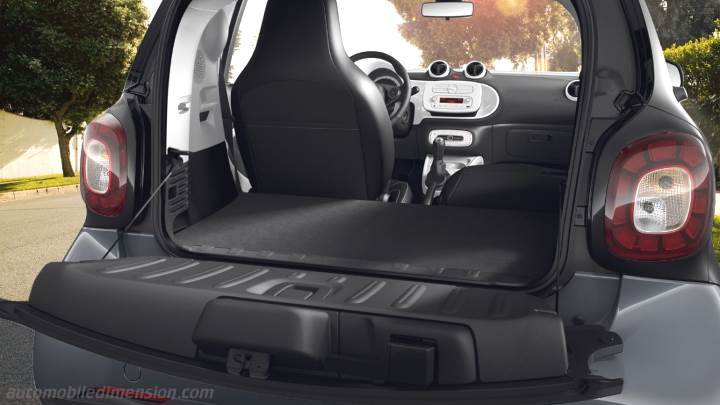 Smart fortwo 2015 boot space