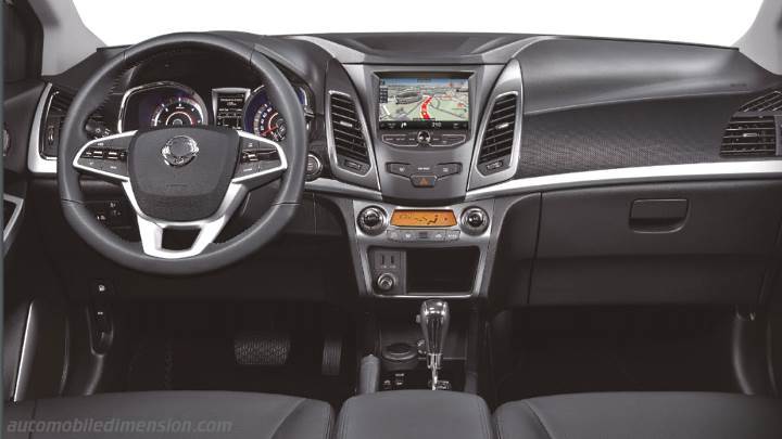 SsangYong Korando 2017 dashboard