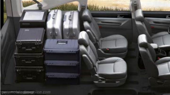SsangYong Rodius 2013 boot space