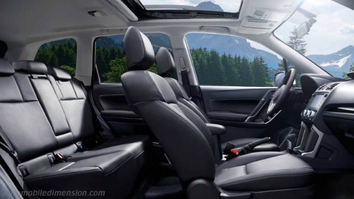 Subaru Forester 2016 Dimensions Boot Space And Interior