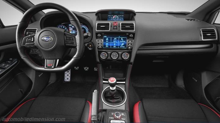 Subaru Wrx Sti 2018 Dimensions Boot Space And Interior