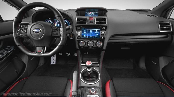 Subaru WRX STI 2018 instrumentbräda