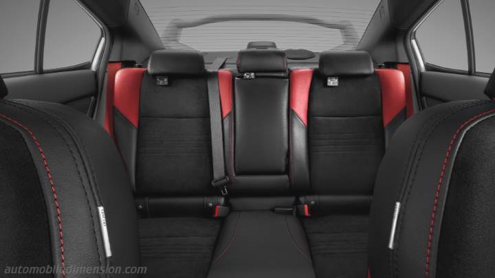 Subaru Wrx Sti Dimensions Boot Space And Interior - 2019 Subaru Wrx Back Seat Cover