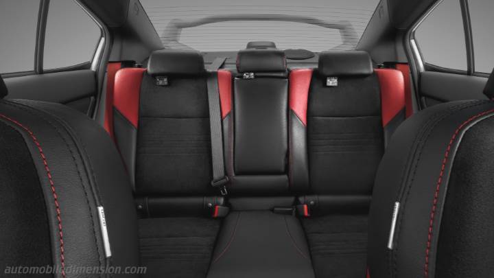 Subaru Wrx Sti 2018 Dimensions Boot Space And Interior