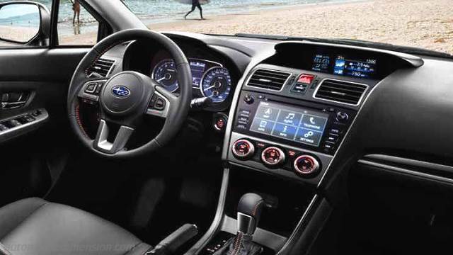 Subaru XV 2016 dashboard