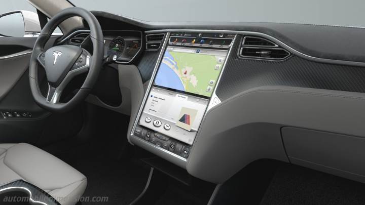 Tesla Model S 2013 dashboard
