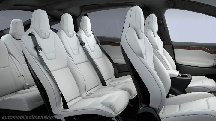 Tesla Model X 2016 interieur