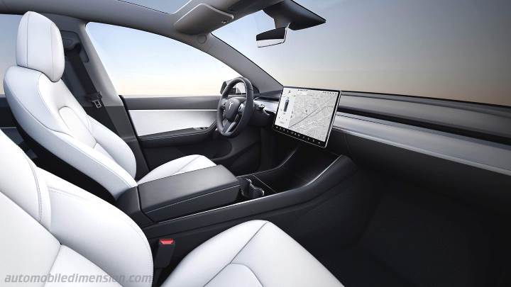 Tesla Model Y 2020 dashboard
