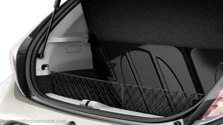 Toyota Aygo 2015 boot space
