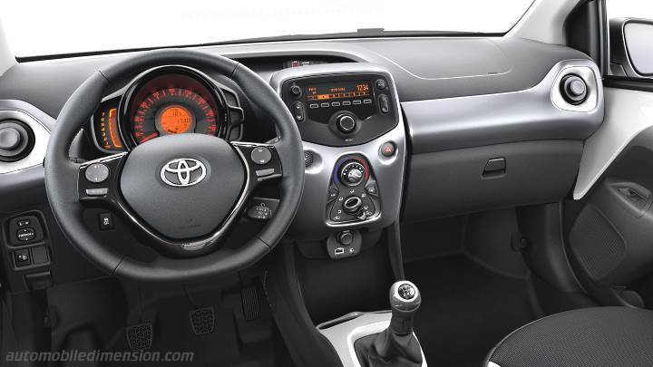 Toyota Aygo 2015 instrumentbräda