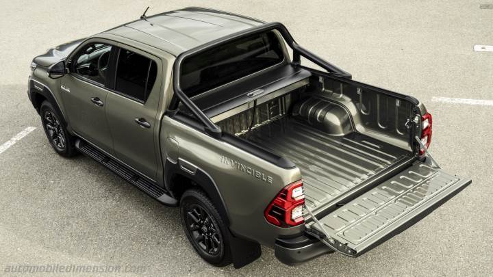 Volume coffre Toyota Hilux 2021