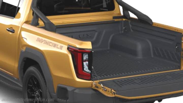 Volume coffre Toyota Hilux 2027