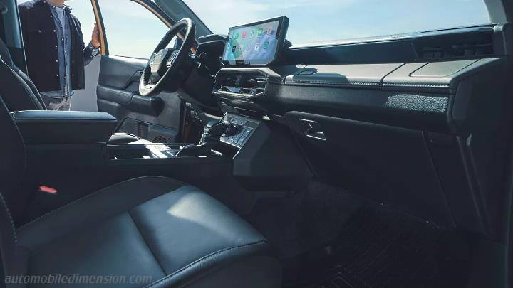 Tableau de bord Toyota Hilux 2027