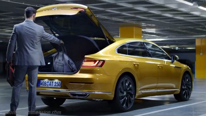 Volkswagen Arteon 2017 Abmessungen Kofferraumvolumen Und