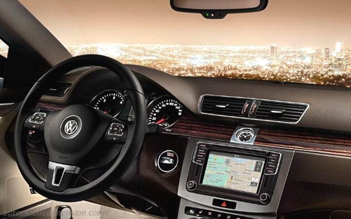 Volkswagen Cc 2012 Abmessungen Kofferraumvolumen Und Innenraum