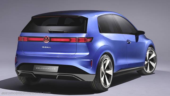 Volume coffre Volkswagen ID.2all 2025