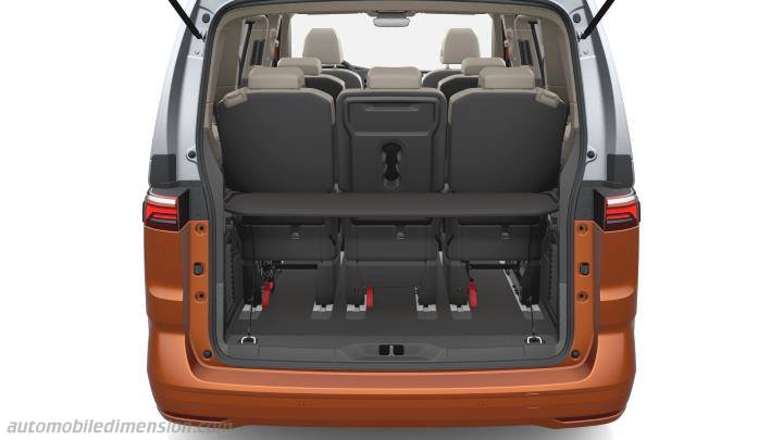 Volkswagen Multivan ct 2022 boot space