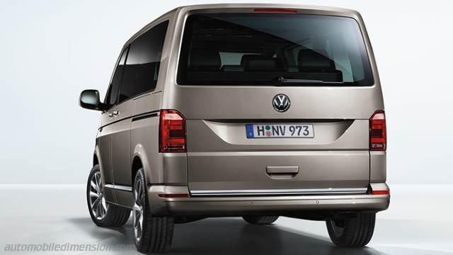 Volkswagen T6 Multivan 2015 boot space