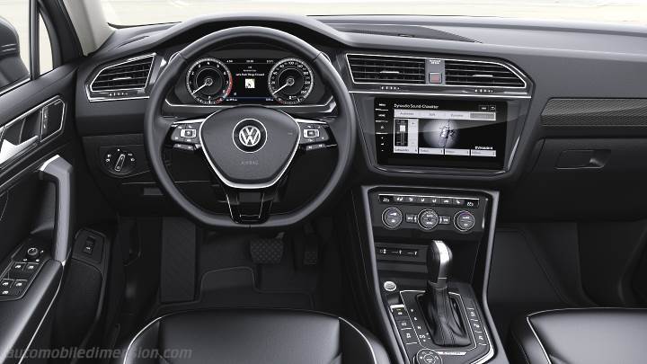 volkswagen tiguan allspace 2018 dashboard