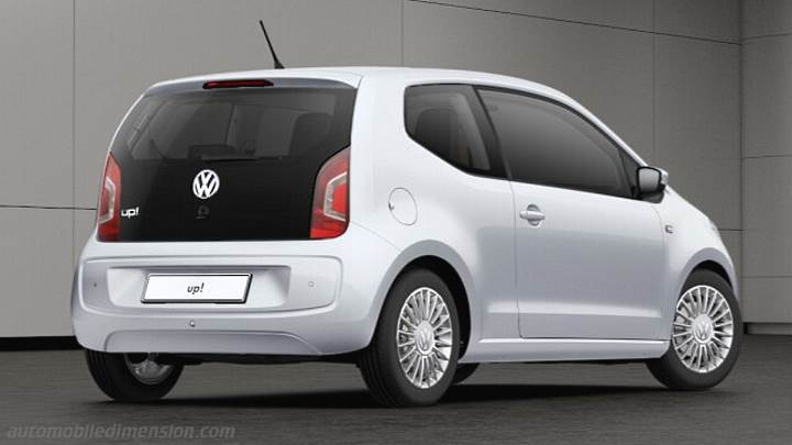 Volkswagen up! 2012 boot space