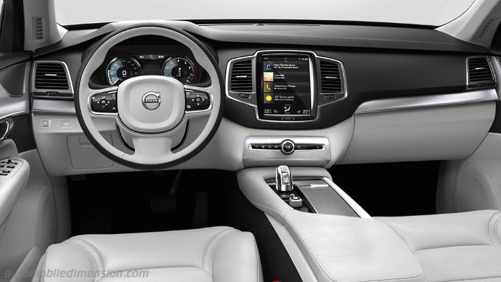 Volvo Xc90 2015 Abmessungen Kofferraumvolumen Und Innenraum