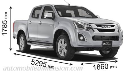 Dimensioni Isuzu D-MAX 2017