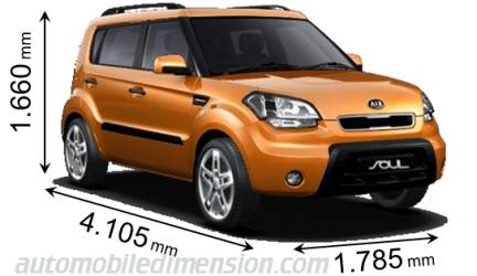 Kia Soul 2009 afmetingen