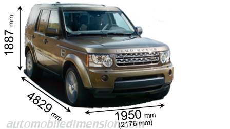 Land-Rover Discovery 4 2010 Abmessungen