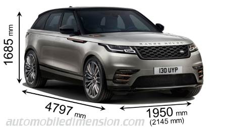 Land-Rover Range Rover Velar 2017 mått