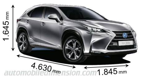 Lexus NX 2014 afmetingen