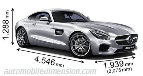 Mercedes-Benz AMG GT 2015 dimensions