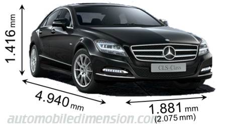 Mercedes-Benz CLS 2011 dimensions