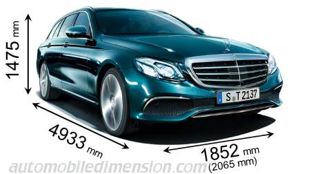 Dimensions Of Mercedes Benz Cars Showing Length Width And