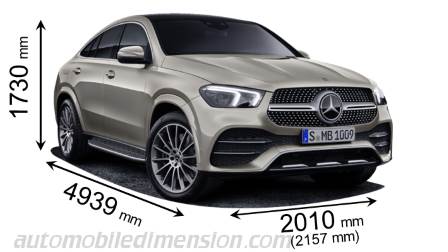 Mercedes-Benz GLE Coupé 2020 Abmessungen