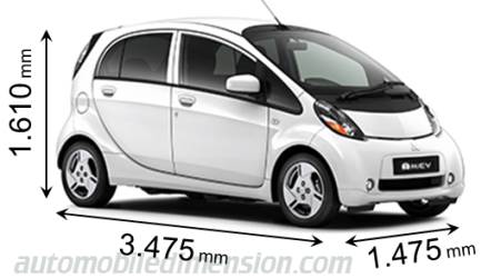 Mitsubishi I Miev 2011 Dimensions Boot Space And Interior