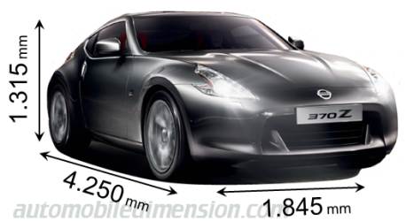 Dimensioni Nissan 370Z 2011