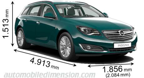 Opel Insignia Sports Tourer 2013 Größe