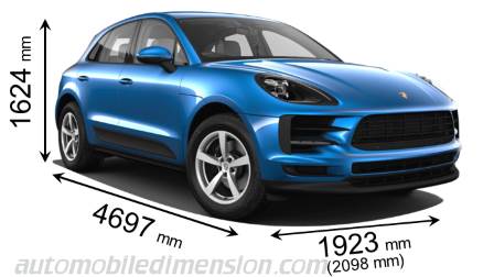 Dimension Porsche Macan 2019