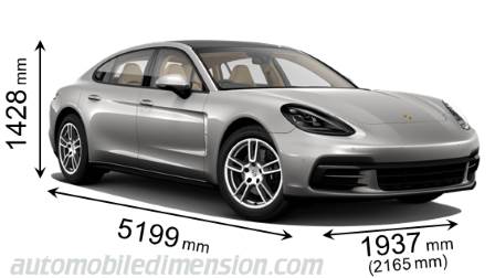 Porsche Panamera Executive 2017 afmetingen