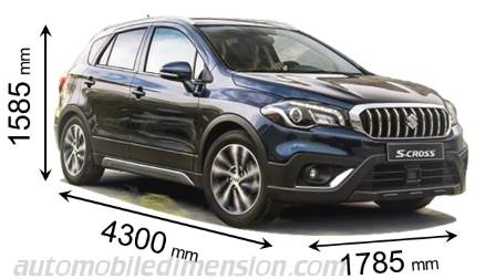 Taille de la Suzuki S-Cross 2016