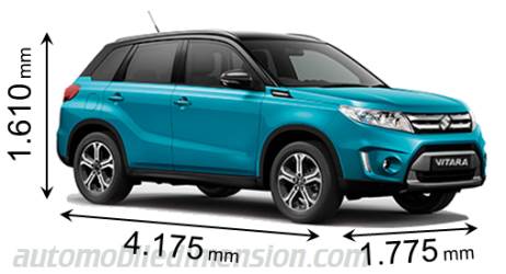 Suzuki Vitara 2015 dimensions