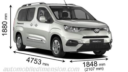 Toyota Proace City Verso Long grandeur