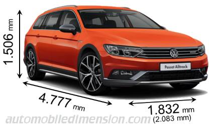 Volkswagen Passat Alltrack 2015 Dimensions Boot Space And